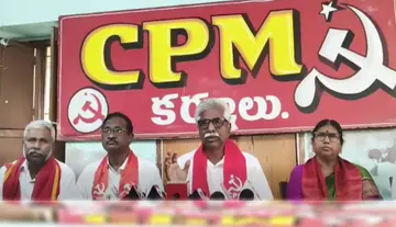 Video CPM State Secretary V Srinivasa Rao speaking to reporters in Kurnool