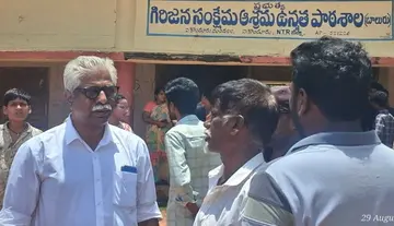 CPM team visits Tribal Welfare Ashram High School.