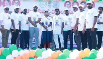International Yoga Day celebrations in Sullurpeta