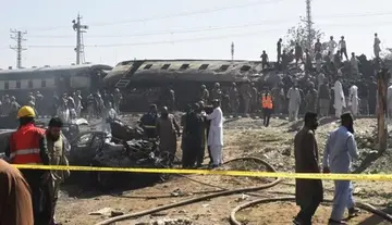 train blast