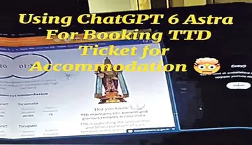 Viral Video: Booking a room in Tirumala with the help of ChatGPT!