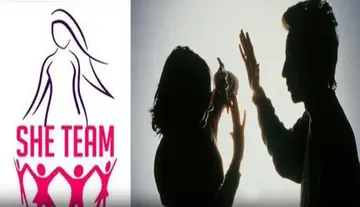 Indecent behavior towards a woman
