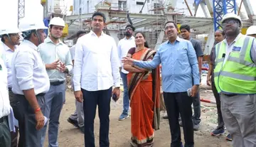 Construction work on the capital city, Amaravati, is progressing rapidly: Minister Anitha.