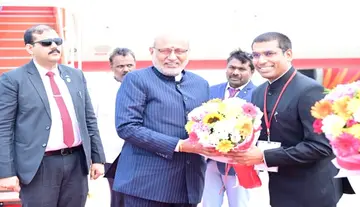 Vice President C.P. Radhakrishnan reaches Tirumala