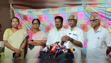 Video - V. Srinivasa Rao submits a memorandum to the election official