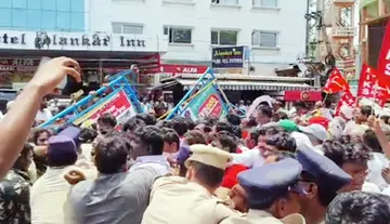 farmers protest