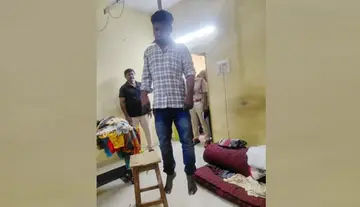 A young man commits suicide